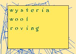 wysteria wool roving